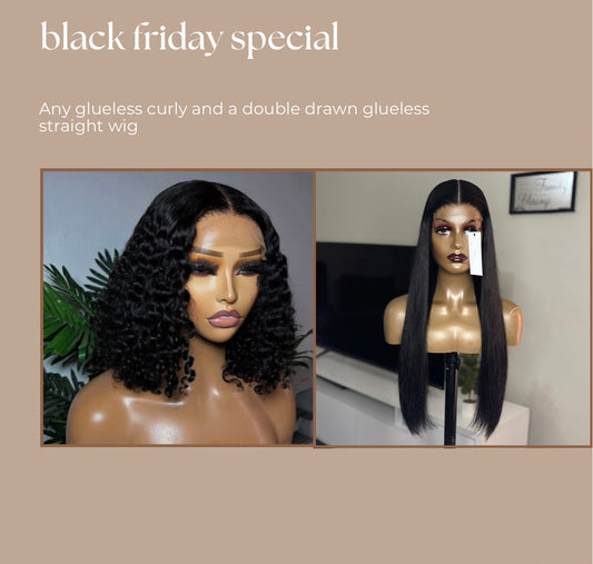 2xwigs straight and curly all glueless