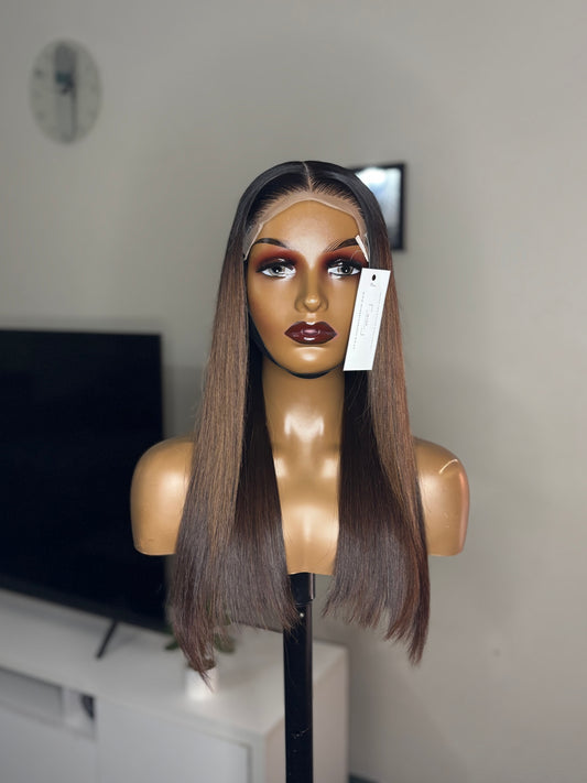 Ano unit 18” vietnamese glueless ombre brown