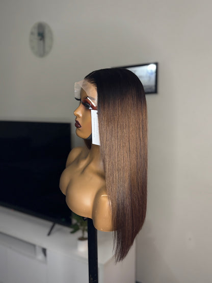 Ano unit 18” vietnamese glueless ombre brown