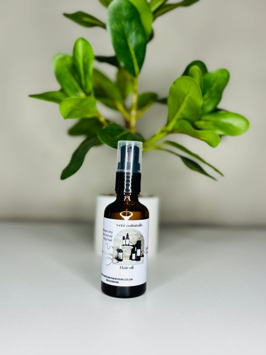 Hair oil with argan oil